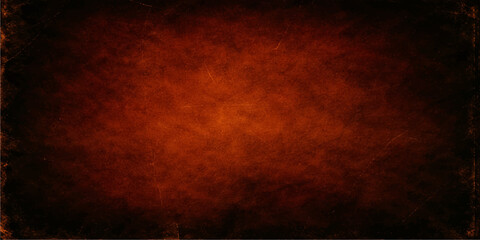 A dark grunge texture of burning old paper featuring intense orange flames and red smoke patterns against a black background © MDNUR