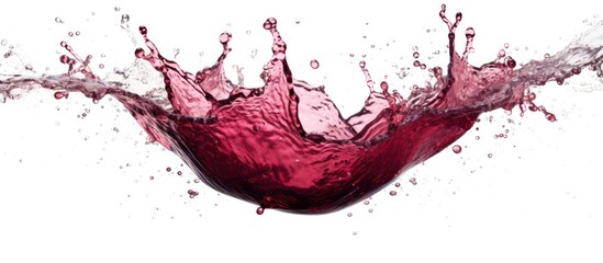 Fototapeta premium Redefine refreshment with this electrifying splash of rich crimson liquid.