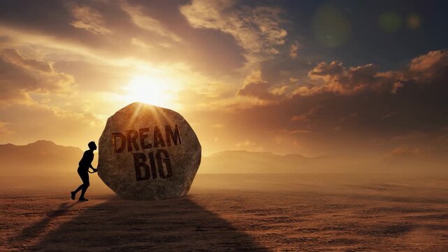 Dream Big Motivation, Pushing Rock