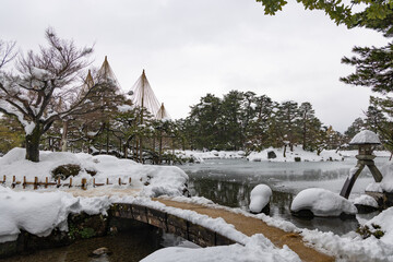 真冬の兼六園