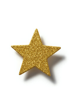 Gold Star Glitter Star
