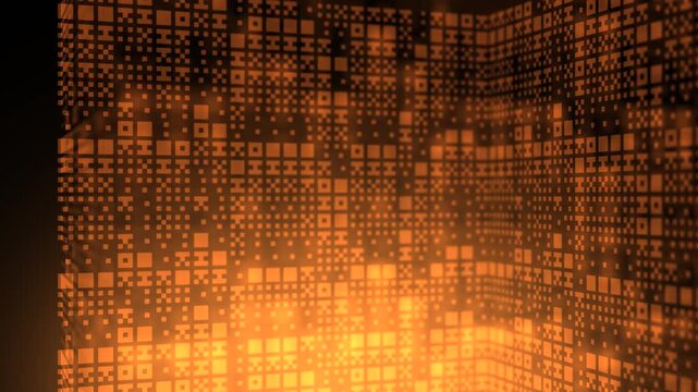 Holographic Alien Language Cube of Communication Module - Cinematic Conspiracy Concept