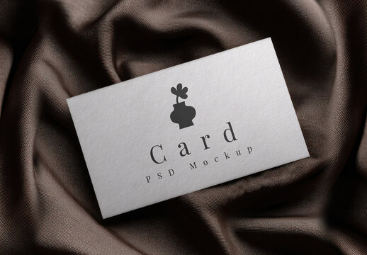 Elegant Card Mockup Design PSD