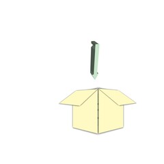 Ilustration box with Arrow