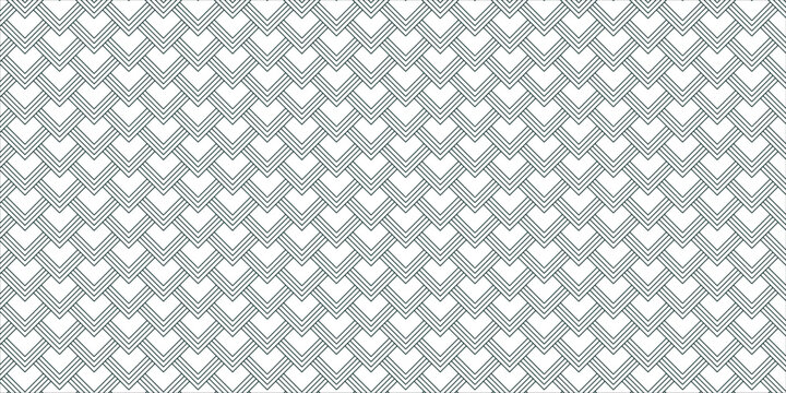 White and gray chevron pattern on a clean isolated white  background