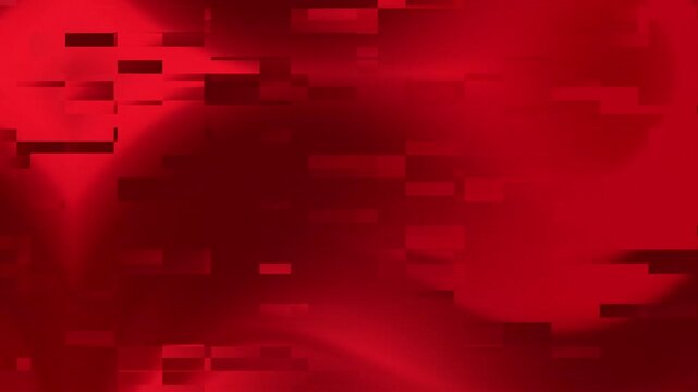 Edgy red background with digital glitch texture and horizontal pixel distortion effects for modern aesthetics