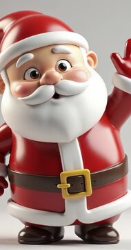 pap&aacute; noel, navida, dibujos animados, vacaciones, gorros, rojo, ilustraci&oacute;n, regalo, vector, de invierno, aislada, blanco, alegre, celebraciones, barba, actualidad, ciclos, sonrisa, a&ntilde;o nuevo, car&aacute;cter