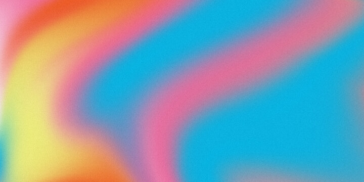 Vibrant Retro Grainy Gradient Background Texture