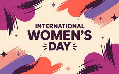 International Women&rsquo;s Day girl power inspiration bold empowerment background