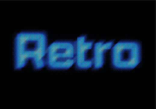CRT Monitor Text Effect