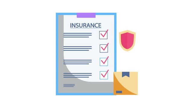 A checklist for insurance, featuring items to consider for coverage and policy details.