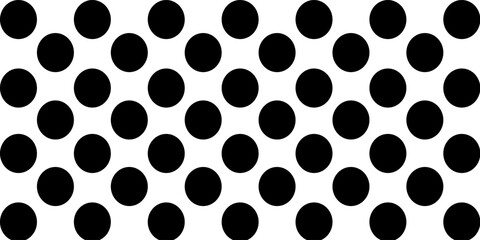 Dot pattern seamless background. Polka dot pattern template Monochrome dotted texture © Anam
