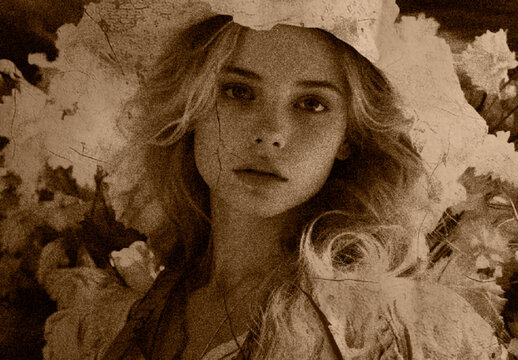 Brown Sepia Vintage Film Photo Effect