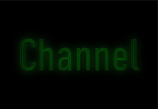Green Terminal Vintage CRT Monitor Text Effect  