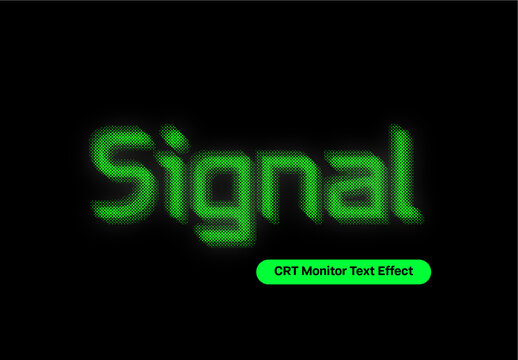 Halftone Dots Text Effect