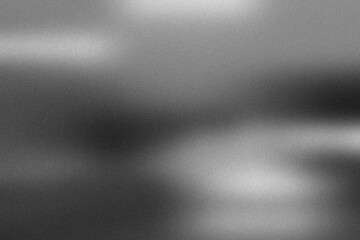 Obraz premium Monochrome abstract gradient texture with vintage film noise.