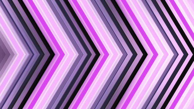 Abstract background of shimmering parallel lines in shades of purple and pink creating a dynamic chevron pattern, suggesting movement and digital art