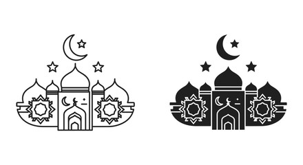 Islamic Architecture Mosque Silhouette