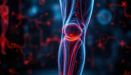 Knee Joint Anatomy Illustration