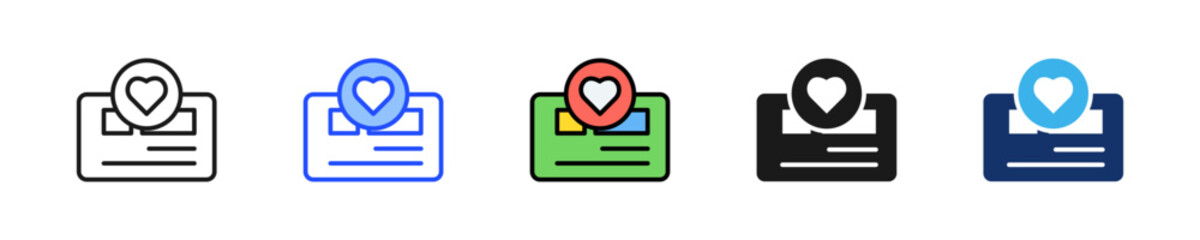 Fototapeta premium Follow Up Email Icon Collection With Multiple Styles