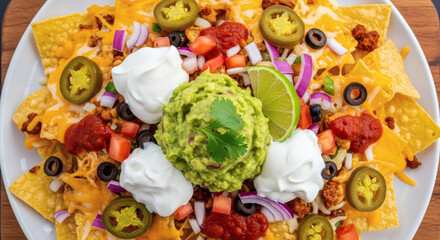 Brigadeiros on ceramic plate, Brazilian dessert scene, copy space