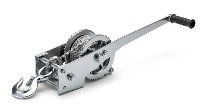 Mechanical hand winch used for heavy pulling