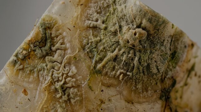 Biodegradable bioplastic material macro texture