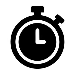 Stopwatch timer delivery speed logo