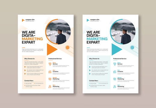 Creative Corporate Flyer Layout