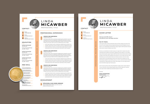 Curriculum Resume Design Template