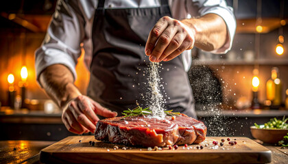 The Final Touch of a Perfect T-Bone