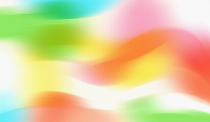 Obraz premium Colorful rainbow gradient mesh background with soft blurred waves and vibrant pastel textures