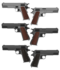 Classic American 45 Caliber Pistols