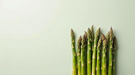 Asparagus Spears Modern Food Stock Photo