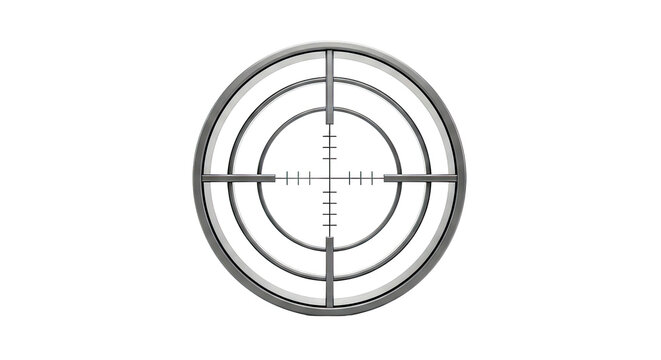 Crosshair reticle of a rifle scope