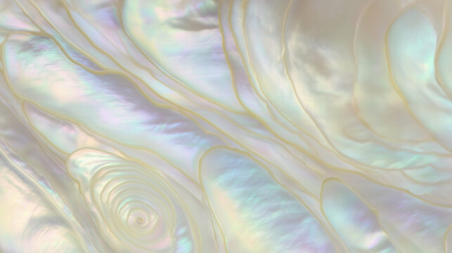 Mother-of-pearl texture showing smooth iridescent nacre pattern