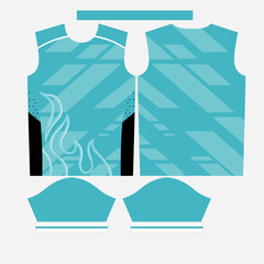 Ultimate Front & Back Sports Shirt Mockup for Professional Athletic Uniform Design Presentation