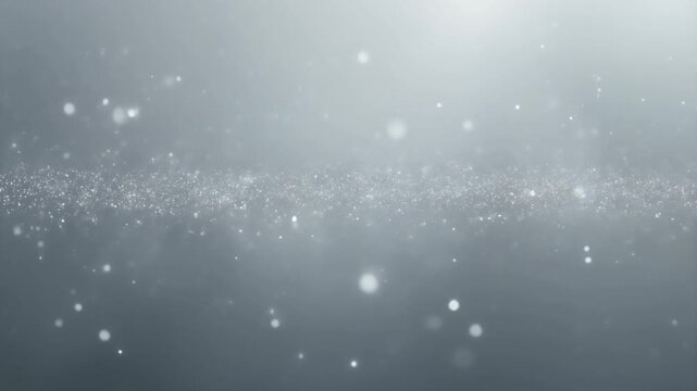 Particles drifting soft grey mist smooth minimal style cinematic surreal ethereal ambience cascading softly glowing layers futuristic abstract unique style