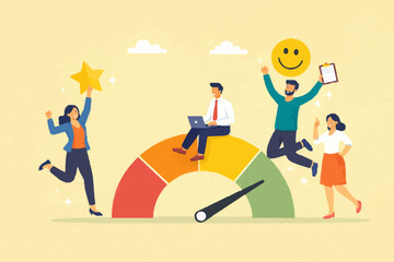 Happy People With Good Results