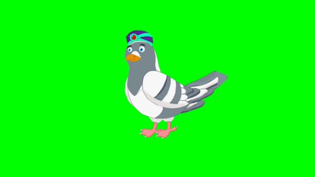 vector illustration of a dove 