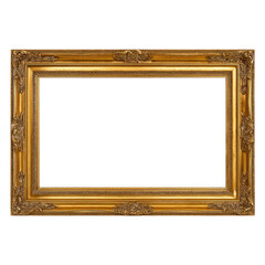Gold ornate picture frame (10)