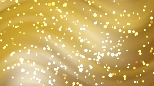 animated gold gradient background with sparkling light dots, perfect for luxury designs, holiday promotions, festive occasions, and elegant presentations. Great for glamorous projects.