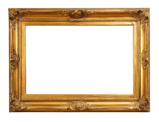 Gold ornate picture frame (11)