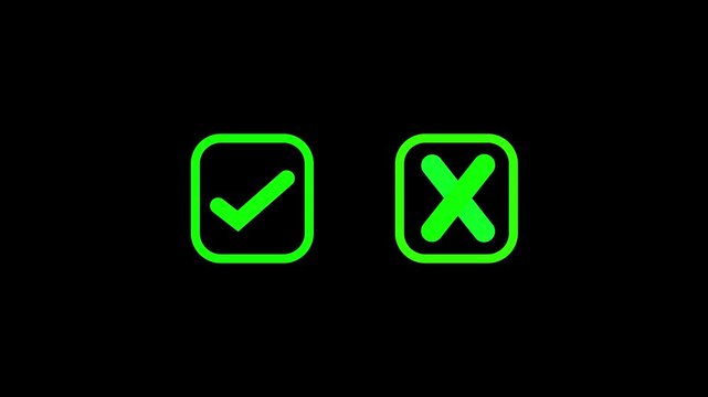 Businessman thinking and making choices between right and wrong symbols. Decide to vote concept. Yes or No decisions, business options in difficult situations. True, False, crisis decision-making.