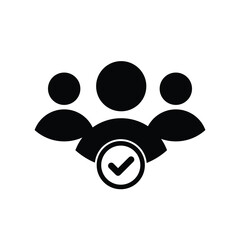 Membership icon on white background. Vector Illustration