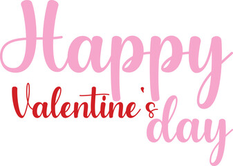 Valentine's Day t shirt design vector, valentine's day text design 