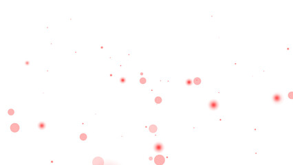 Obraz premium Floating Red Glow Particle Overlay Effect On Transparent Alpha Background