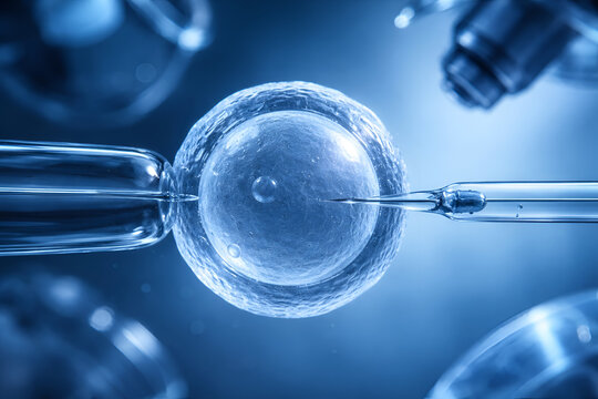 Microscopic In Vitro Fertilization: Cell Manipulation