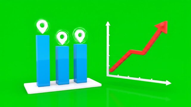 Nipah Virus Outbreak in India: Rising Global Spread Risk on Green Screen with Chart Growth Animation for Medical