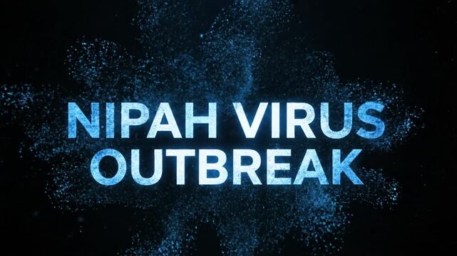 Nipah Virus Outbreak in India Animation of Zoonotic Transmission From Fruit Bats and Global Spread Cinematic
